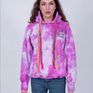 While We’re Awake Tie Dye Hoodie